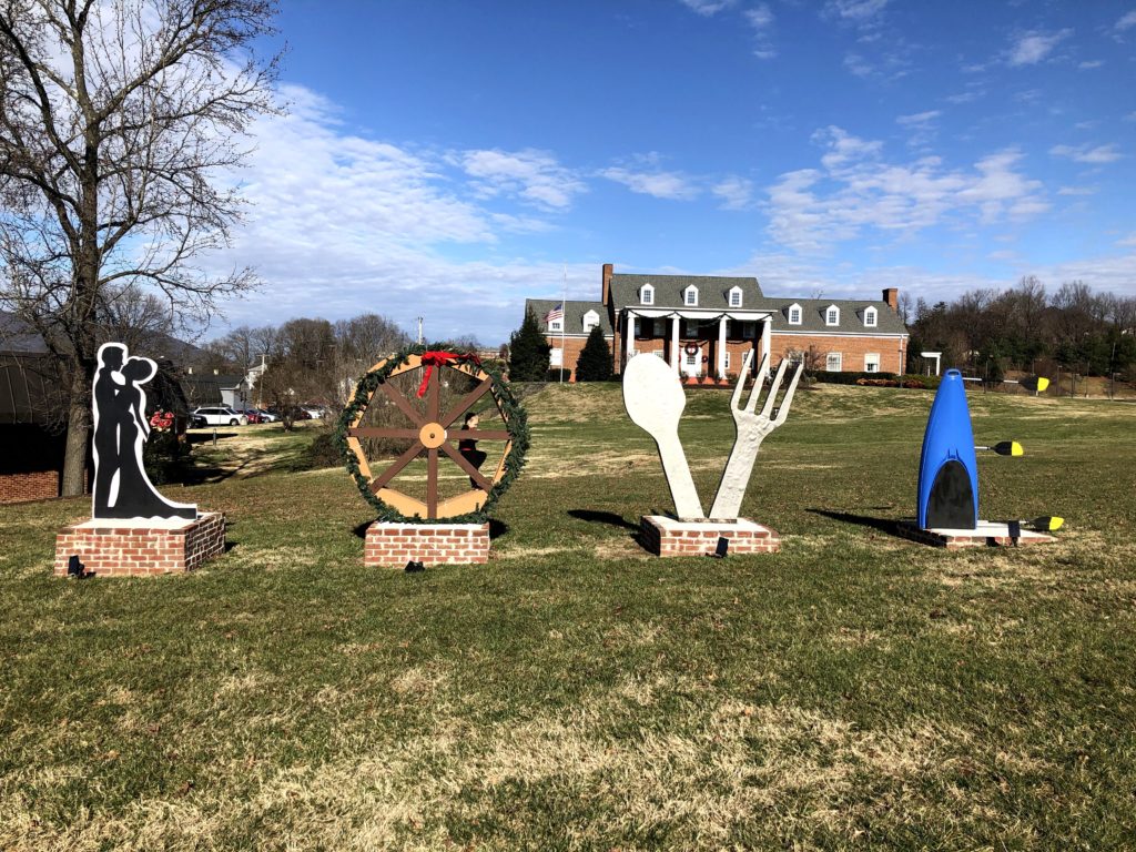 the LOVEworks at the Vinton War Memorial in Vinton, Virginia
