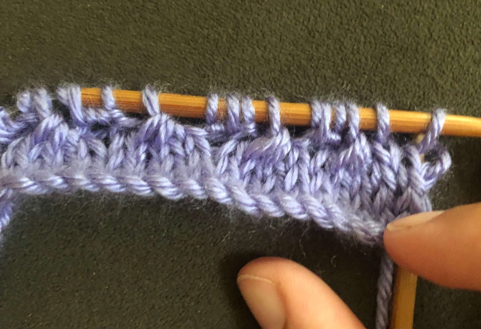 Blackberry Stitch [Knitting Stitch] - At Yarn's Length