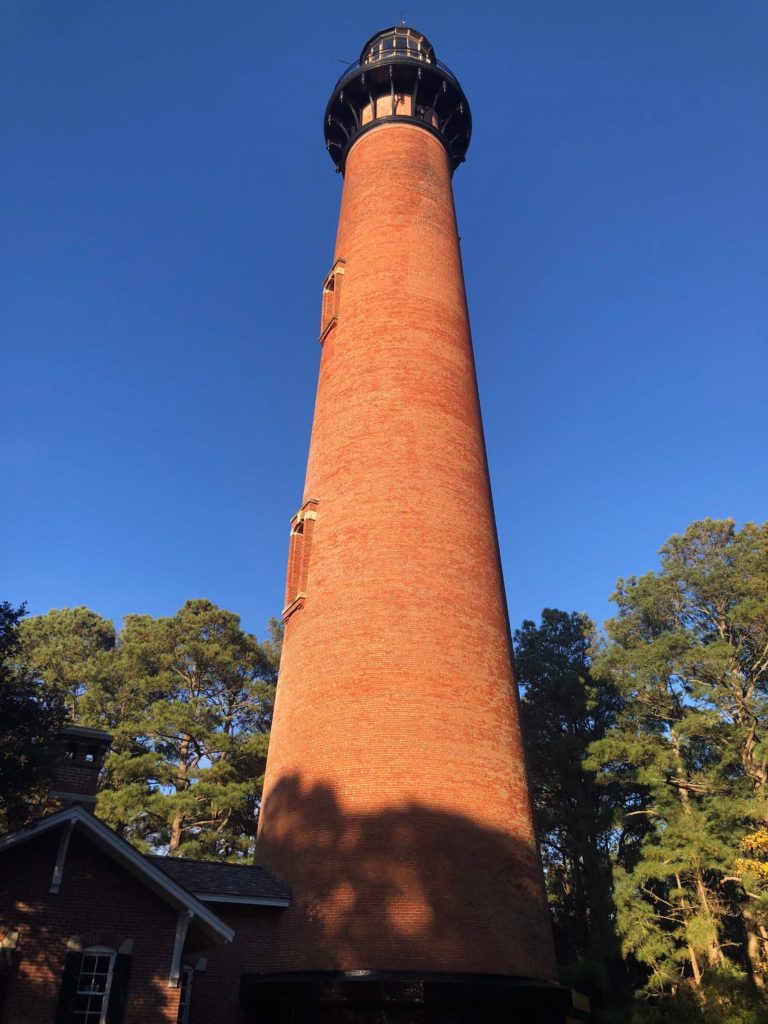 an unobstructed view of the Currituck Beach Lighthouse