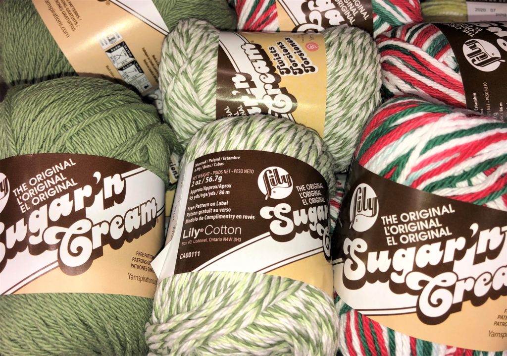 Lily Sugar 'N Cream Yarn Solids-Sage Green 2.5 oz 120 Yards 100% Cotton New