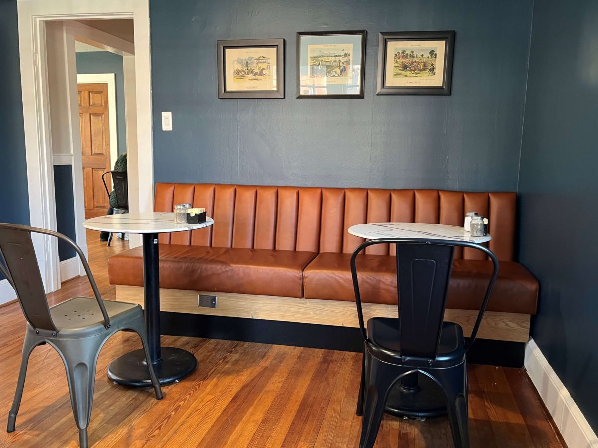 two tables for two (with booths) at Clifton Café