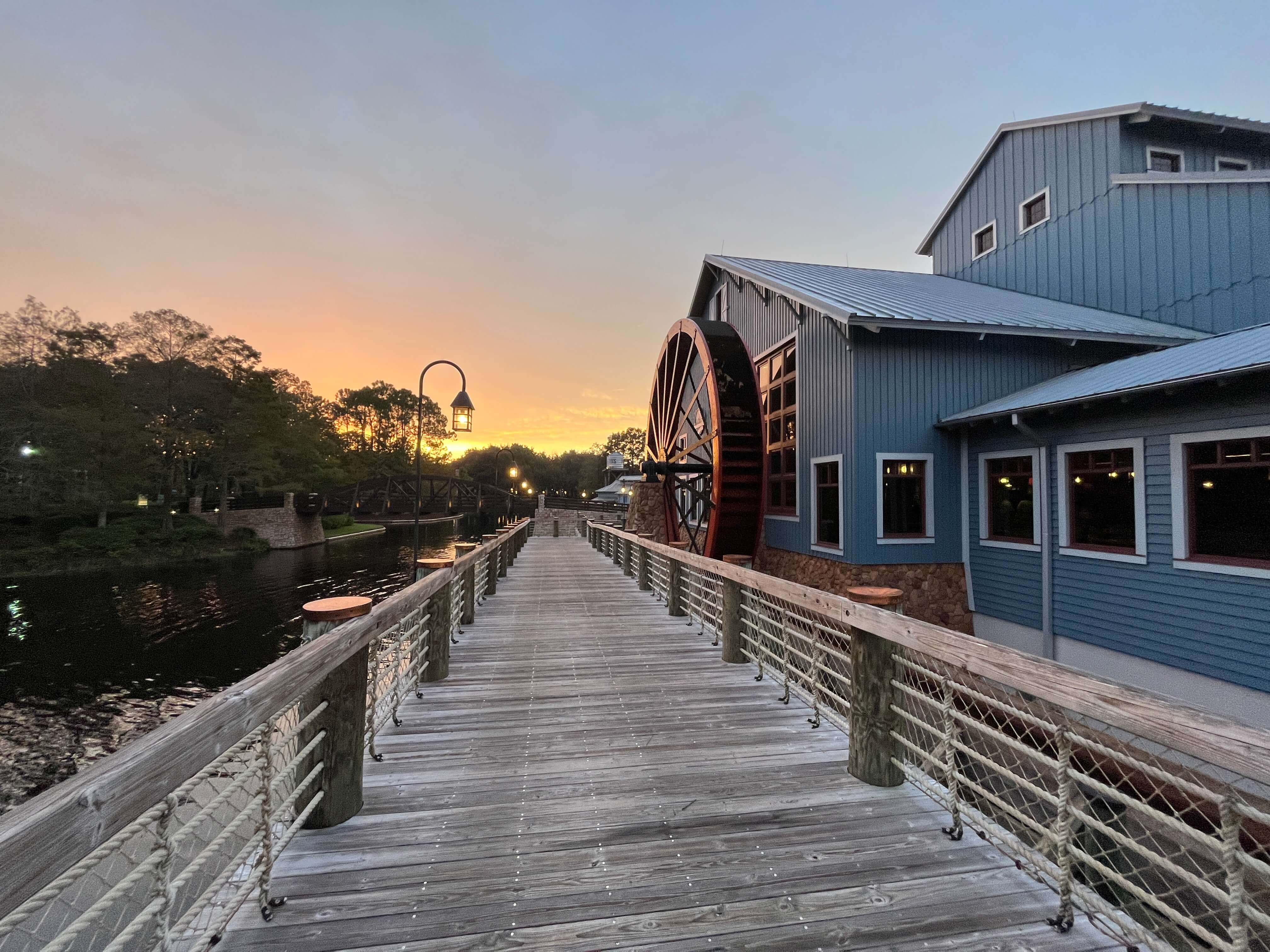 the mill at Port Orleans Riverside is home to the Riverside Mill & Market