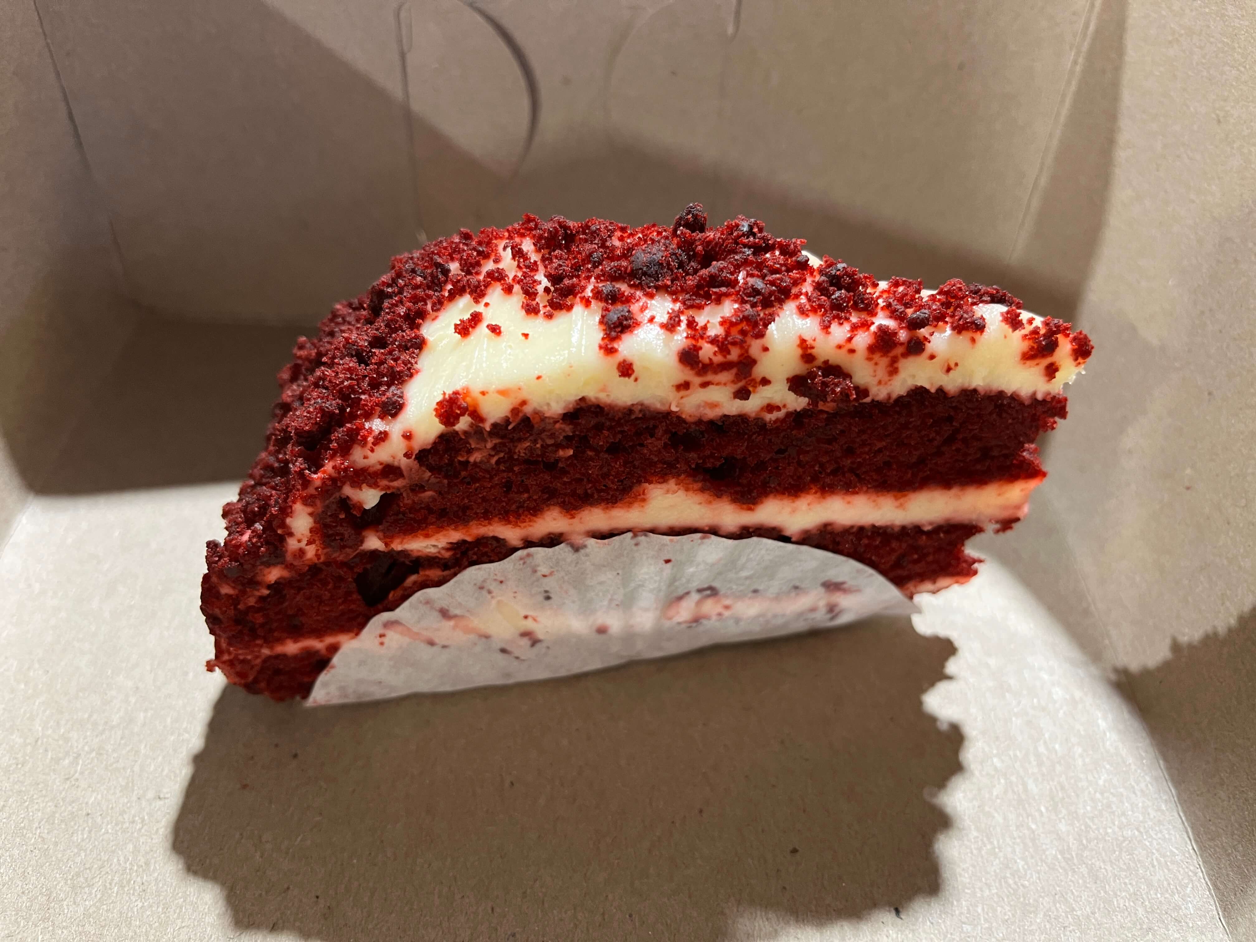 red velvet cake from The Sweet Bakehouse in Epiq Food Hall