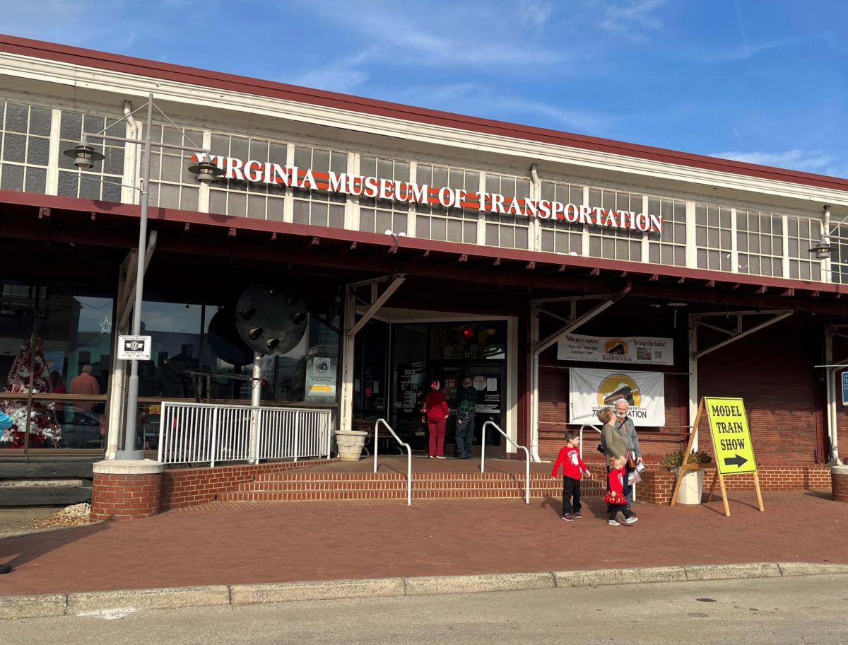 the exterior of the Virginia Museum of Transportation