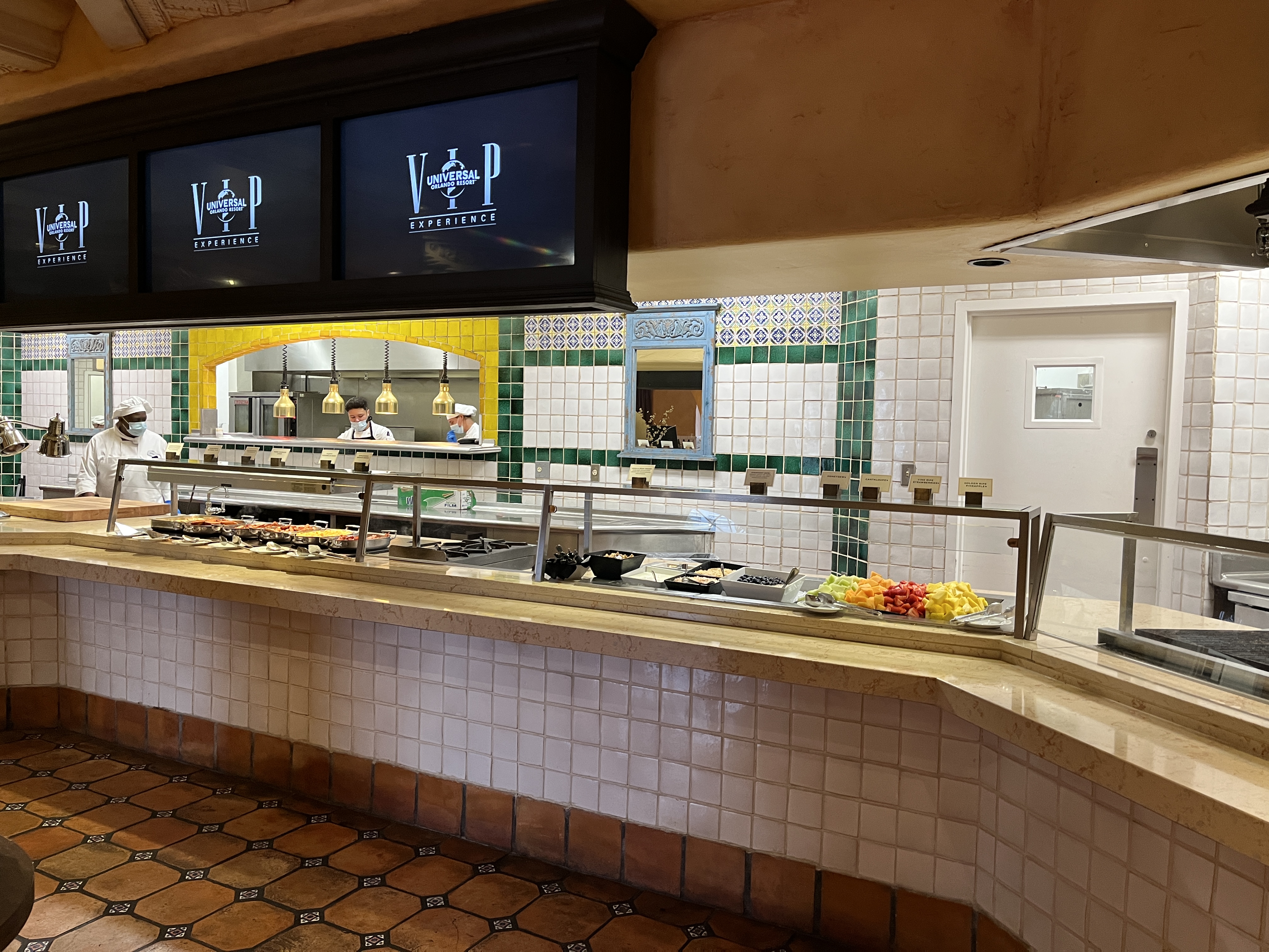 Universal VIP Tour Experience breakfast buffet at Café La Bamba