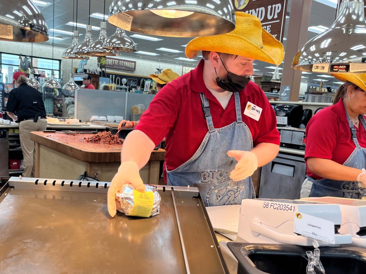 fresh barbecue and brisket at Buc-ee's