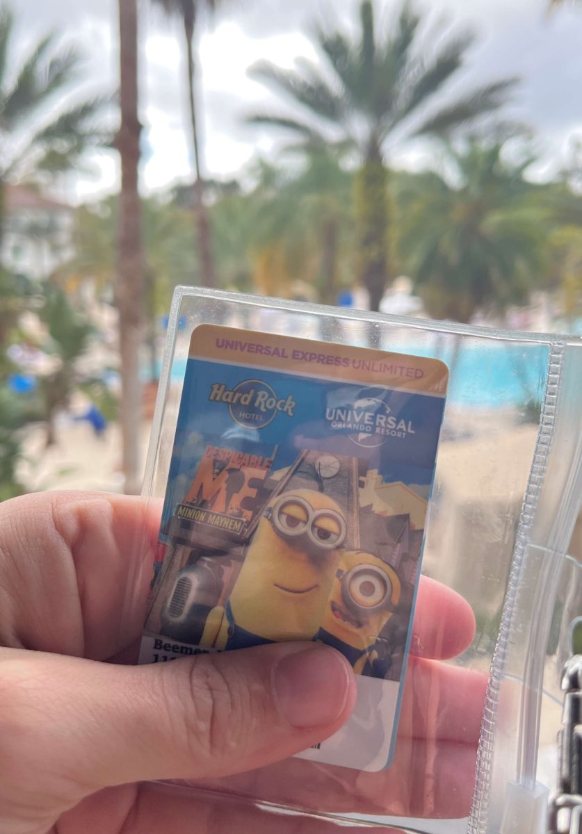 an unlimited Express Pass, courtesy of the Hard Rock Hotel