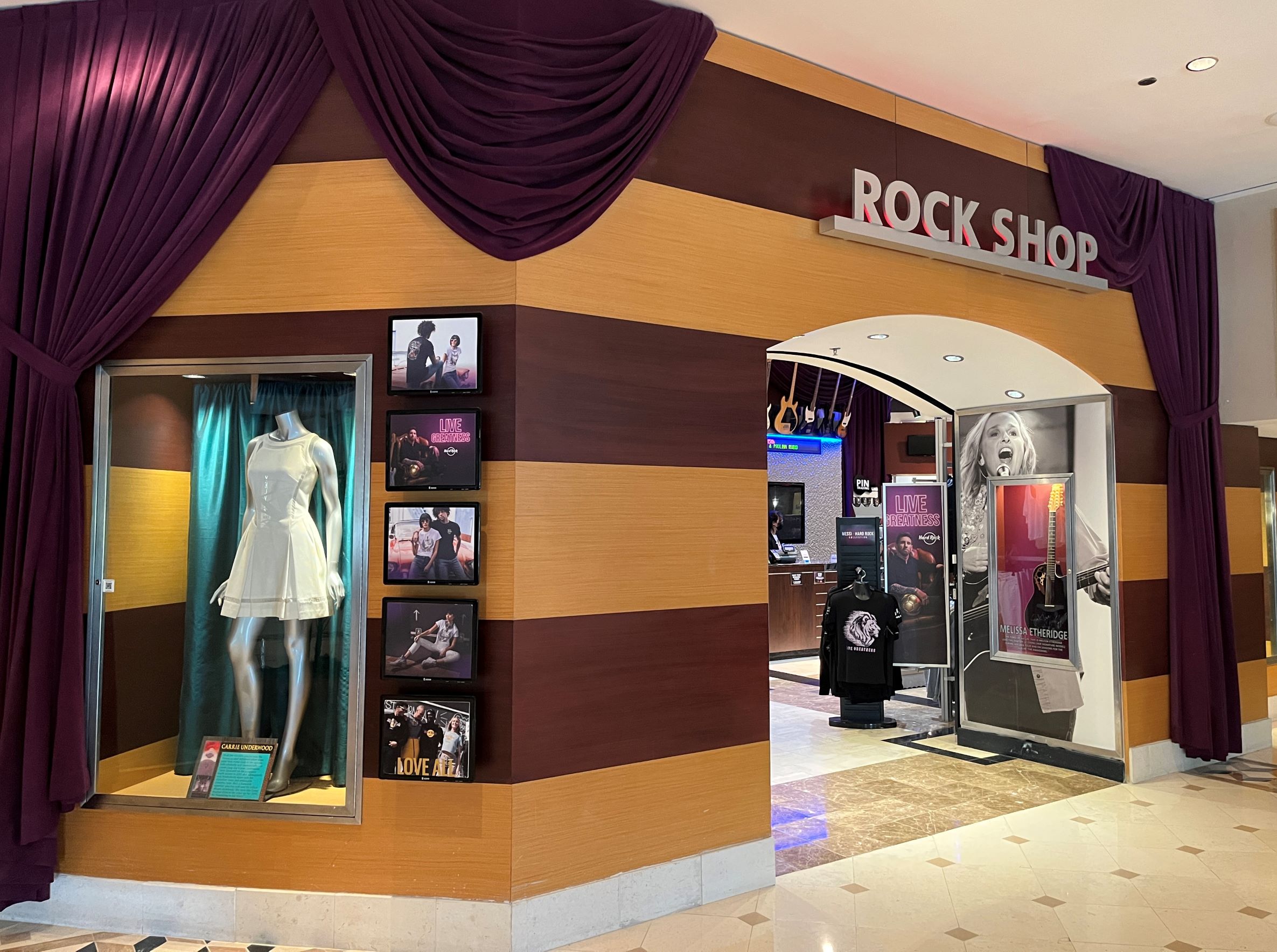 the Rock Shop at the Hard Rock Hotel