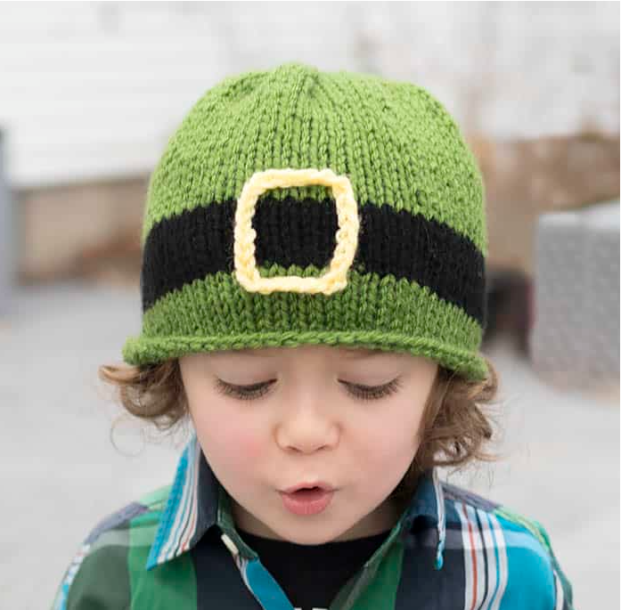 leprechaun knit St. Patrick's Day hat