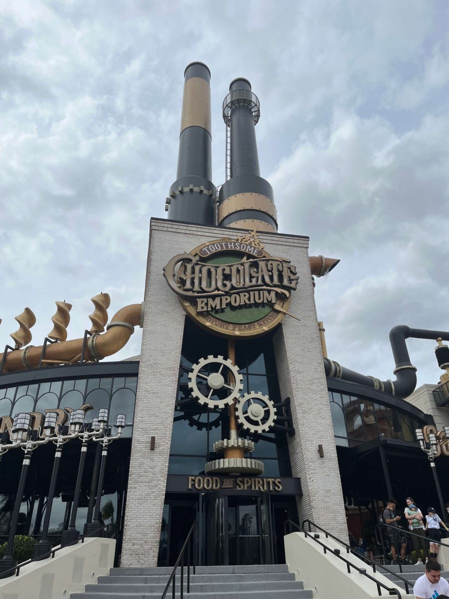the exterior of the Toothsome Chocolate Emporium & Savory Feast Kitchen