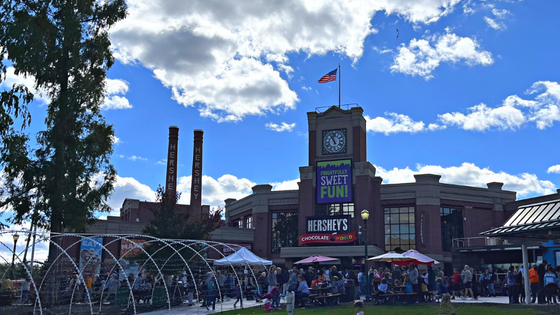 the exterior of Hershey's Chocolate World