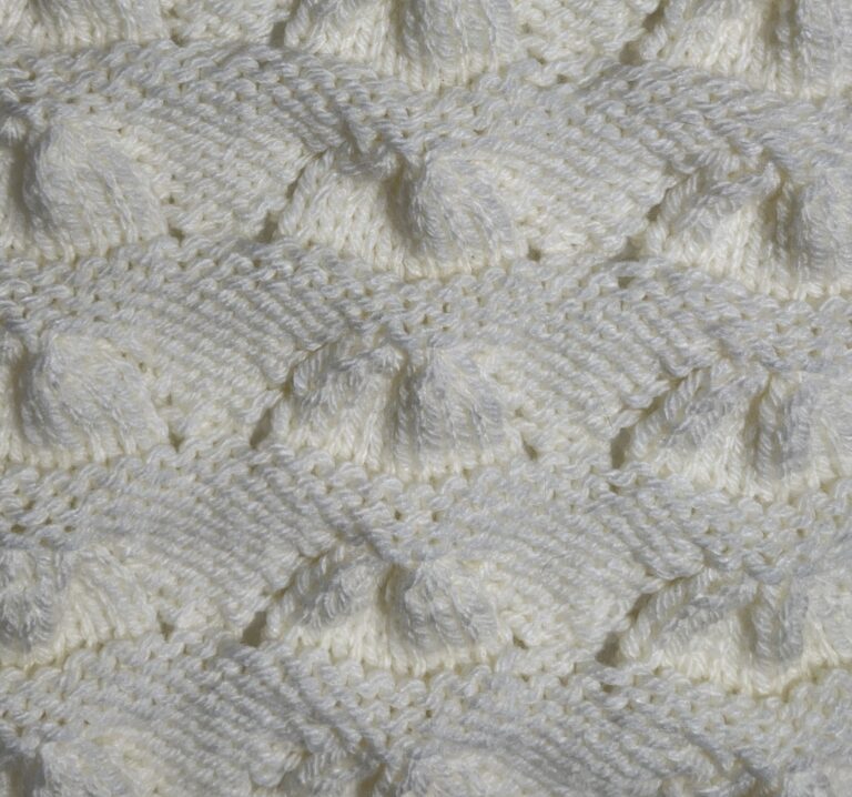 Sweet Shells Stitch [Knitting Stitch] - At Yarn's Length